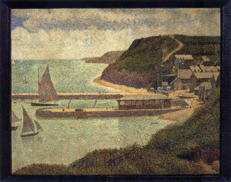 The Flux of Port en bessin, Georges Seurat